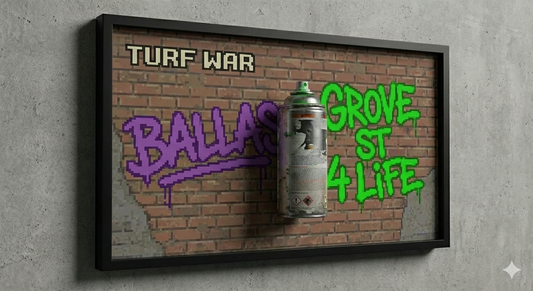 Turf War – Cadre Shadowbox Graffiti
